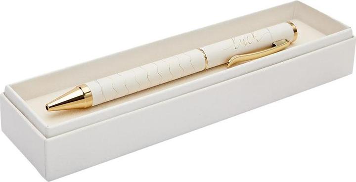 Produktbild HCA Kugelschreiber mit Geschenkbox - "Luck" - goldfarbend (Gold)