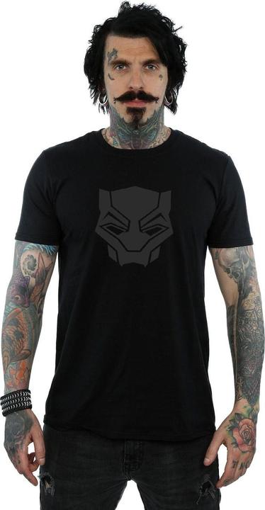 Immagine prodotto Maglietta Pantera Nera Uomo Nero su Nero (M)