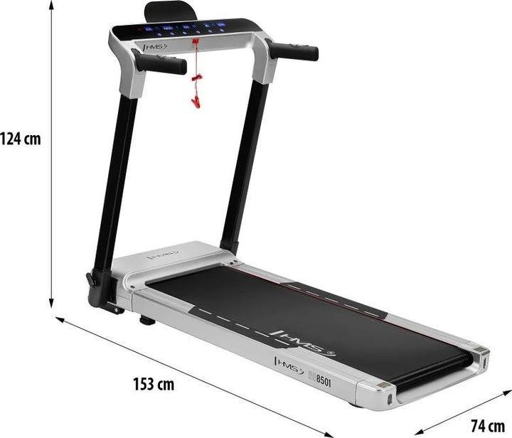 Produktbild HMS Be8501i Klappbares Elektrisches Laufband