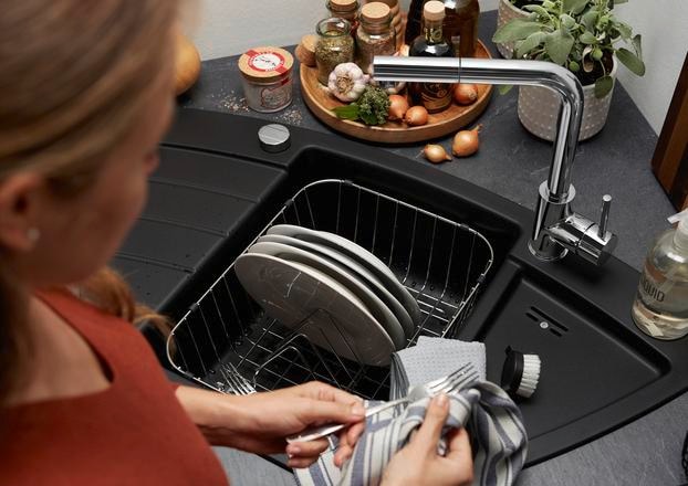 Image du produit Blanco Panier à vaisselle avec empileur d'assiettes
