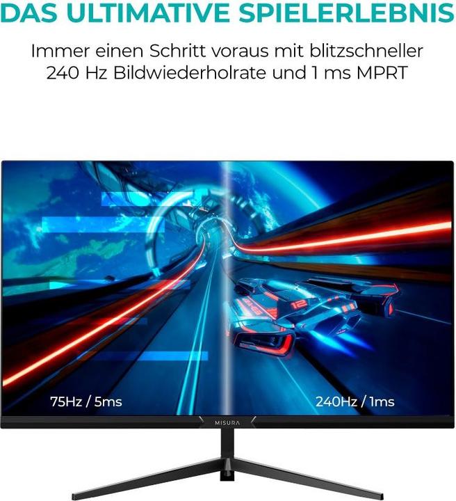 Actual product image Misura Gaming monitor 27" - 240 Hz (1920 x 1080 pixels, 27")