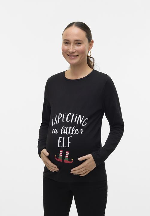 Produktbild Mamalicious Normal geschnitten Rundhals Top Bluse (M)