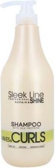 Produktbild Stapiz Sleek Line Waves&Curls Shampoo 1L (1000 ml, Flüssiges Shampoo)