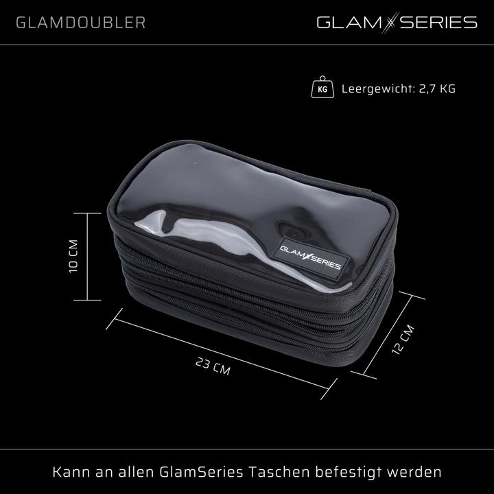 Image du produit Wiltec GlamSeries GlamDoubler Trousse de maquillage 4 compartiments Trousse de toilette Make Up Organizer