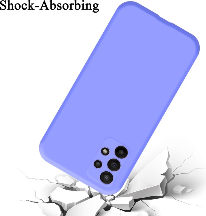 Actual product image Cadorabo TPU Liquid Silicone Case Cover for Samsung Galaxy A23 4G / 5G (Samsung Galaxy A23, Samsung Galaxy A23 5G)
