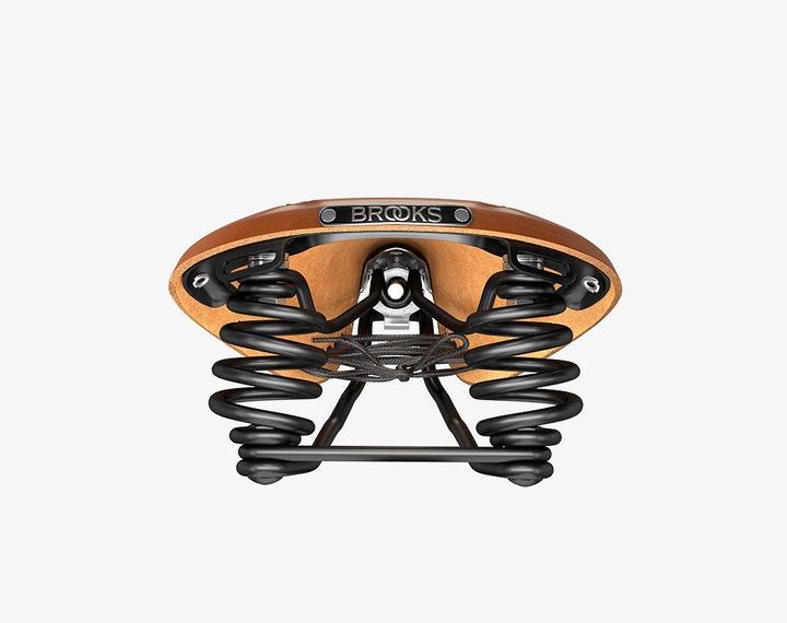 Actual product image Brooks Running BROOKS Bicycle Saddle Flyer Carved, Honey