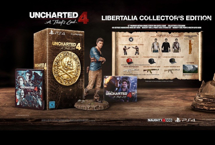 Produktbild Sony Uncharted 4: A Thief's End - Libertalia Edition (PS4)