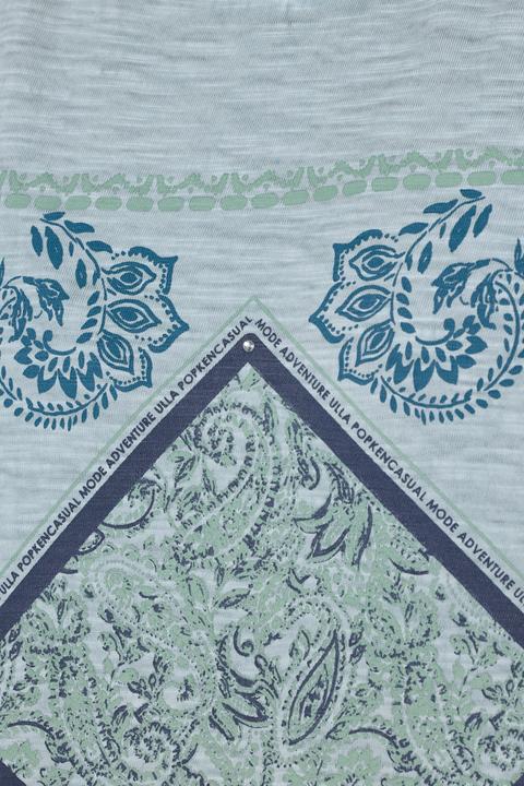 Immagine prodotto Ulla Popken T-shirt classica con brillantini, scollo a girocollo e mezze maniche (46, 48)
