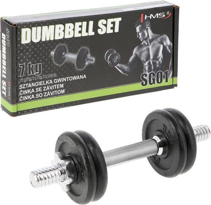 Actual product image HMS Threaded barbell SG01 4 plates
