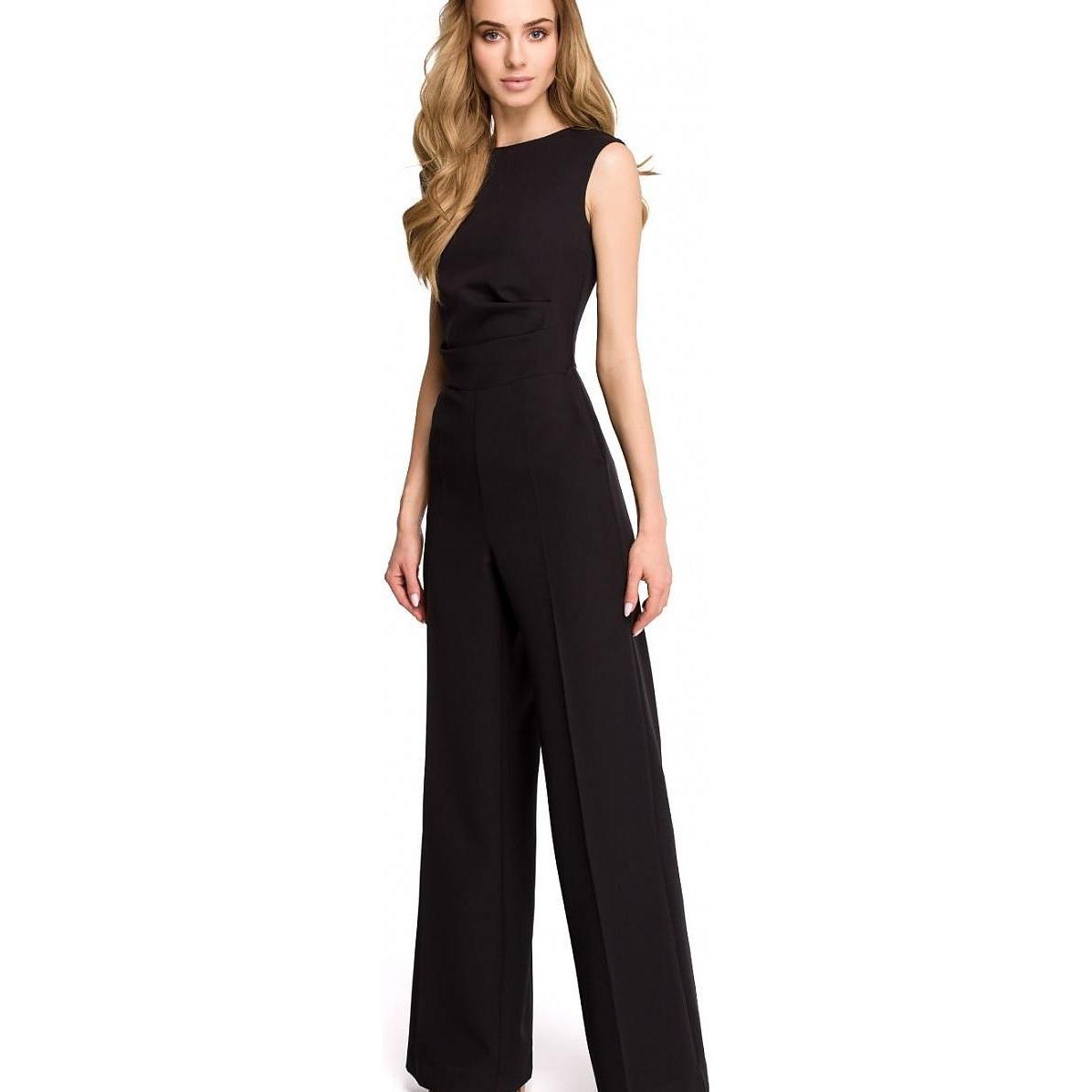 Stylove, Jumpsuit, Overall, Schwarz, (XXL)