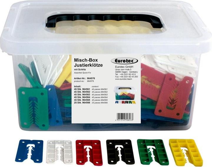 Produktbild Eurotec Misch-Box Justierklötze mit Schlitz