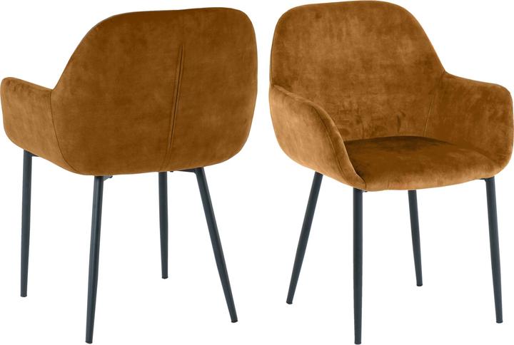 Beine schwarz, Bezug gelb