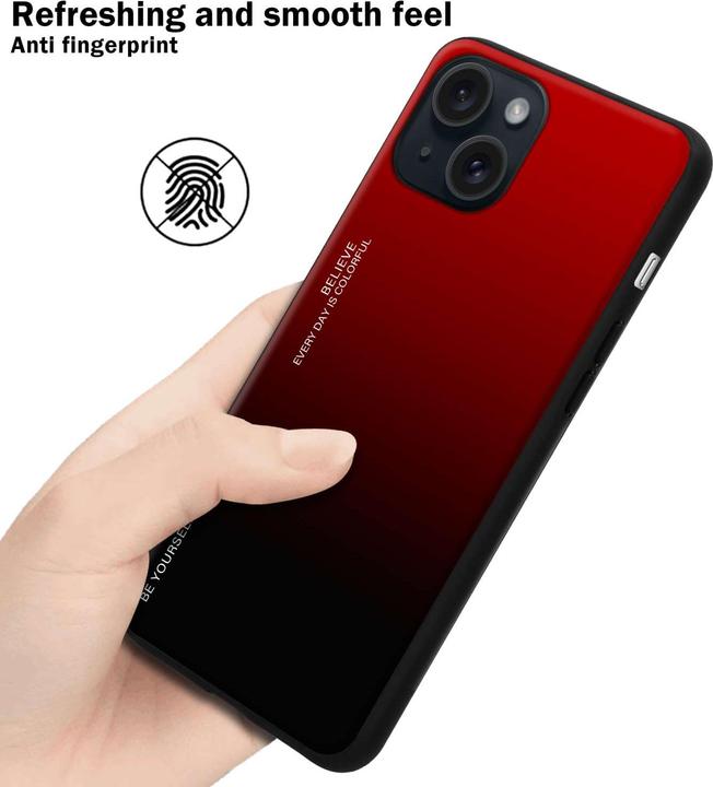 Produktbild Cadorabo Hülle für Apple iPhone 15 TPU im 2 Farben Design (Apple iPhone 15)