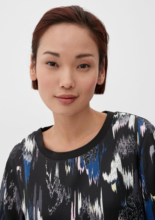 Produktbild s.Oliver Kleid Midikleid mit Allover-Muster (32)