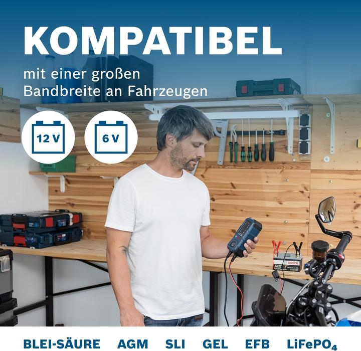 Actual product image Bosch Automotive C40-LI charger (5 A)