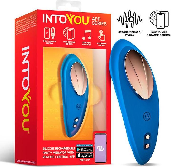 Produktbild IntoYou Panty-Vibrator mit App. - Blau