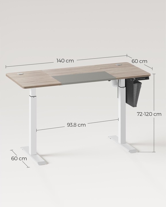 Actual product image Songmics Work (140 x 60 x 120 cm)