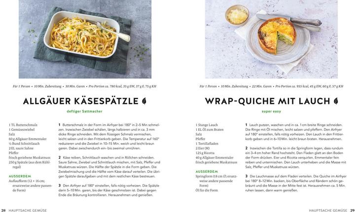 Actual product image Airfryer for One (German, Tanja Dusy, 2025)