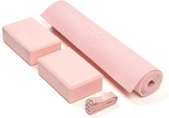 Myga Yoga-Starter-Set mit Matte, Blöcken & Gurt