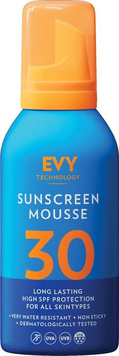 Immagine prodotto Evy Sport LSF30 Mousse di protezione solare per esterni - Estremamente resistente al sudore e all'acqua (Crema solare, SPF 30, 150 ml, 182 g)