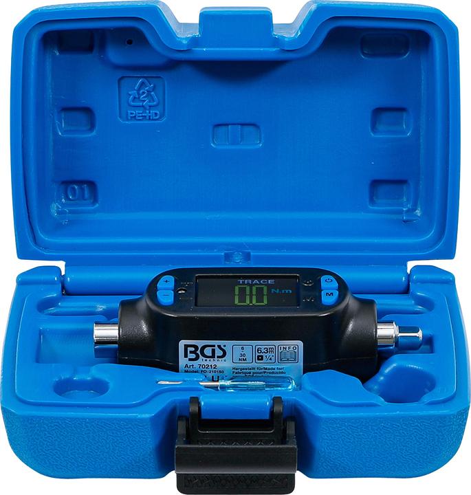 Actual product image BGS Digital Torque Adaptor 6.3 mm (1/4") 6 - 30 Nm (1/4", 6 - 30 Nm)