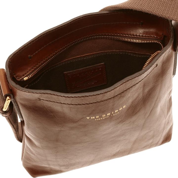 Actual product image The Bridge Sfoderata Luxe Uomo Shoulder Bag