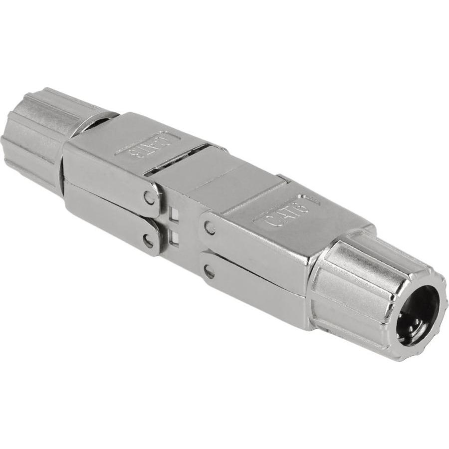 Delock Verbinder für Netzwerkkabel Cat.6 STP werkzeugfrei (STP, CAT6, 0.07 m), Netzwerkkabel