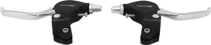 Pair of anti-pinch aluminum brake levers for children