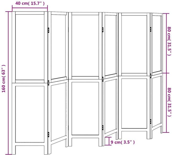 Immagine prodotto vidaXL Paravent