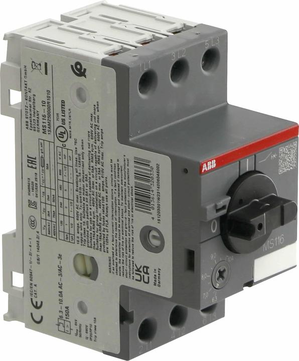 Image du produit ABB Disjoncteur-moteur MS116 - 10,0