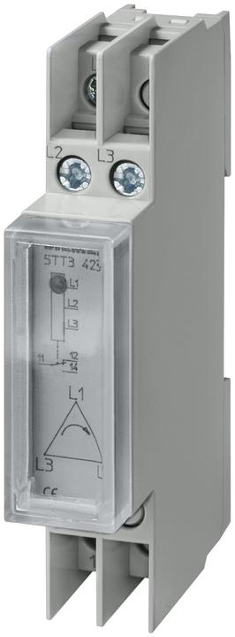 Actual product image Siemens Rotation direction monitor, AC 230V 4A, with transparent cap