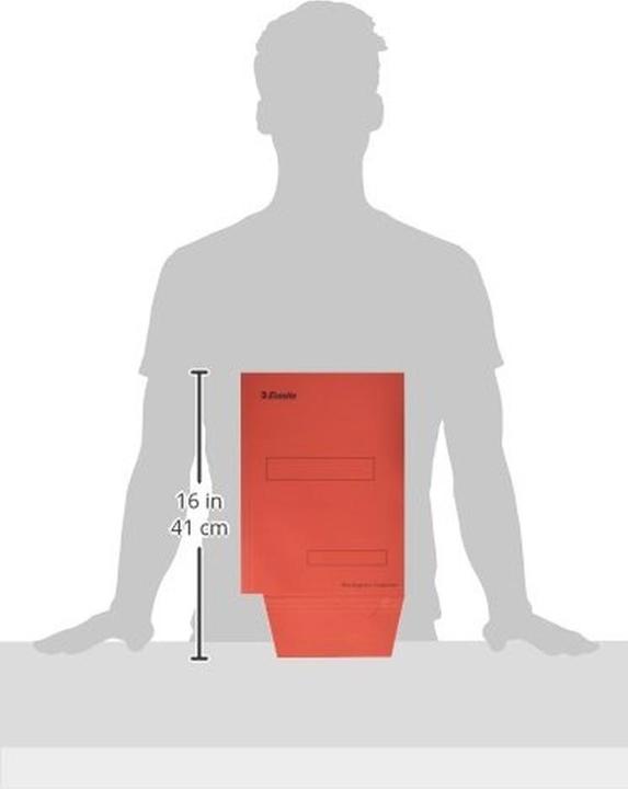 Produktbild Leitz Aktenmappe mit 2 Einschlagklappen, Farbe: rot Inhalt: 100 Stück (A4, 1x)