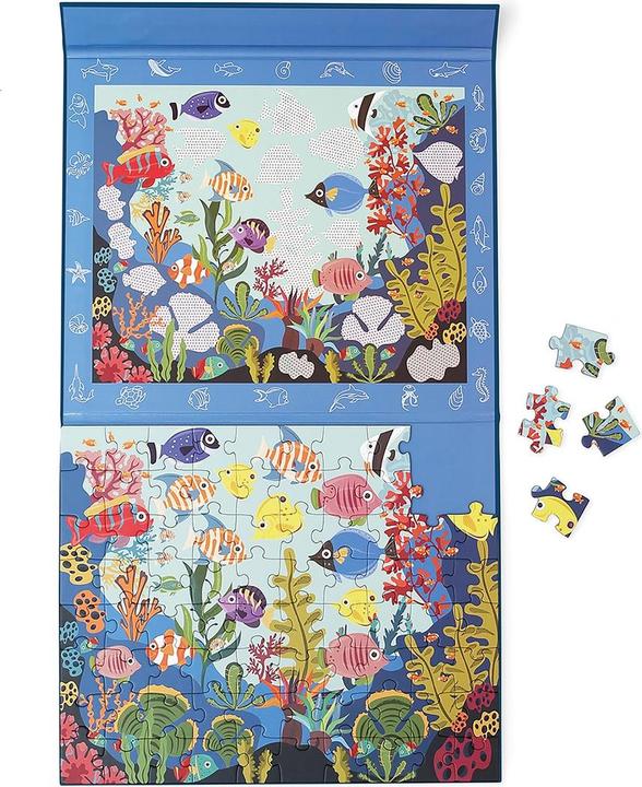 Immagine prodotto Scratch Puzzle magnetico di scoperta dell'oceano (80 pezzi)