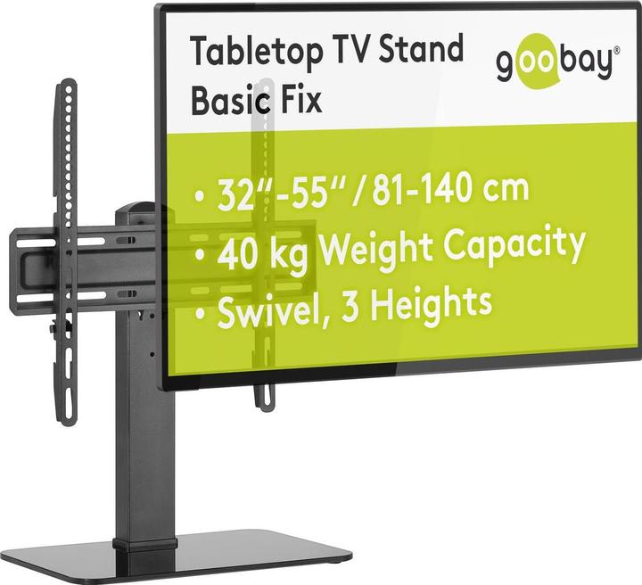 Image du produit Goobay Pied TV Basic Fix (40 kg, 32" - 55")