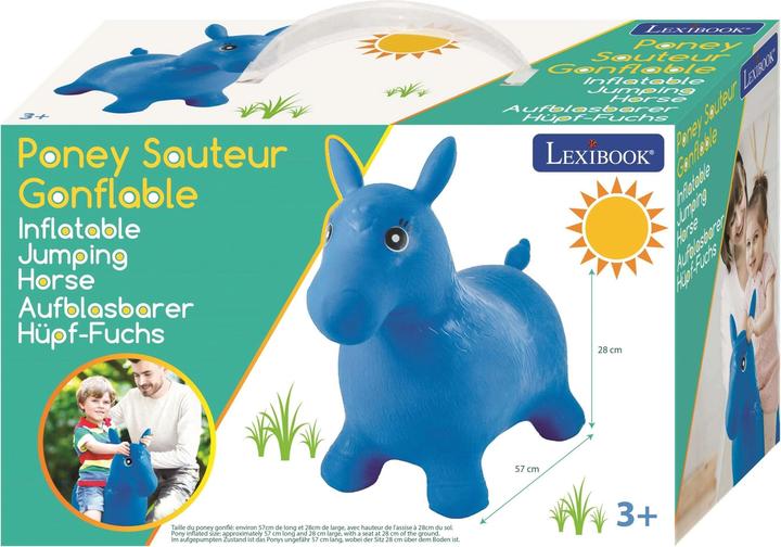 Produktbild Lexibook Aufblasbares blaues Hüpfpferd