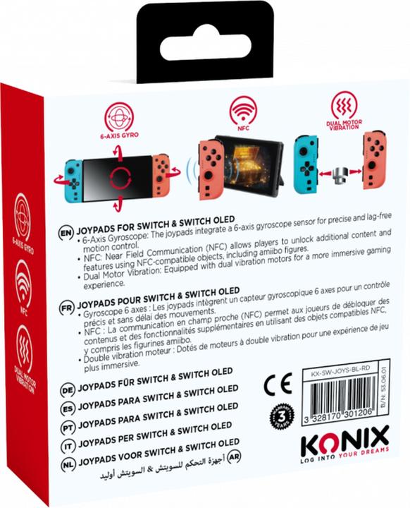 Immagine prodotto Konix Joypads (Switch, Switch OLED)