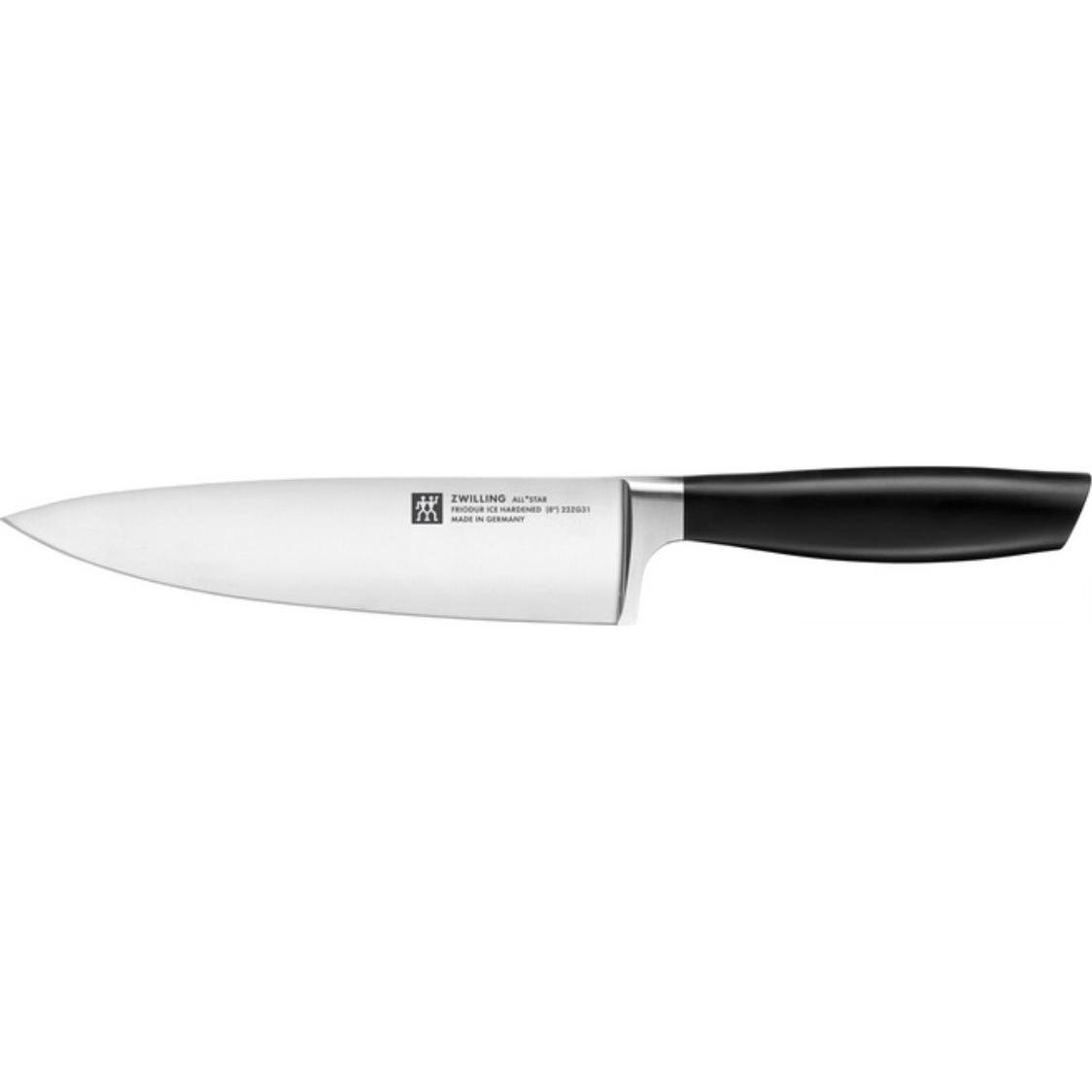 Thumbnail - Zwilling All Star Kochmesser 200, chrome-silber, Küchenmesser, Silber, Schwarz