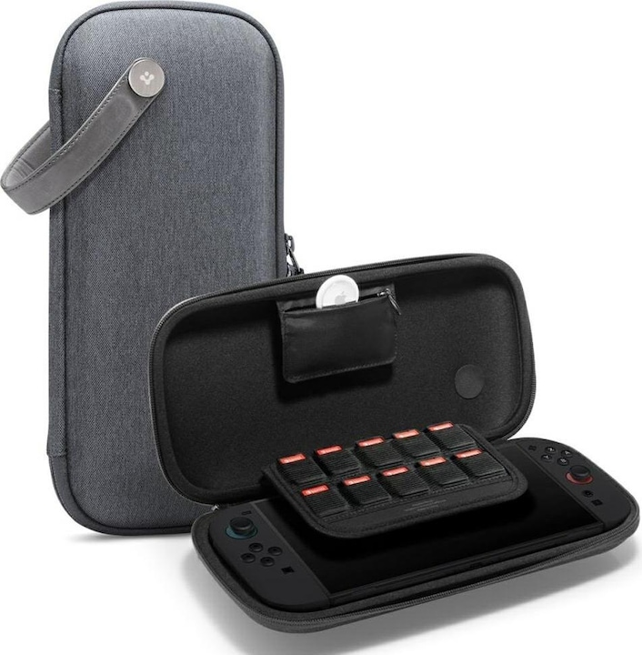 Productafbeelding Spigen - Klasden Pouch - Nintendo Switch 2, for Accessories - Charcoal Grey (Switch)