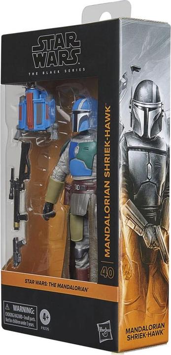 Actual product image Hasbro Star Wars: The Mandalorian Black Series figurine Mandalorian Shriek-Hawk