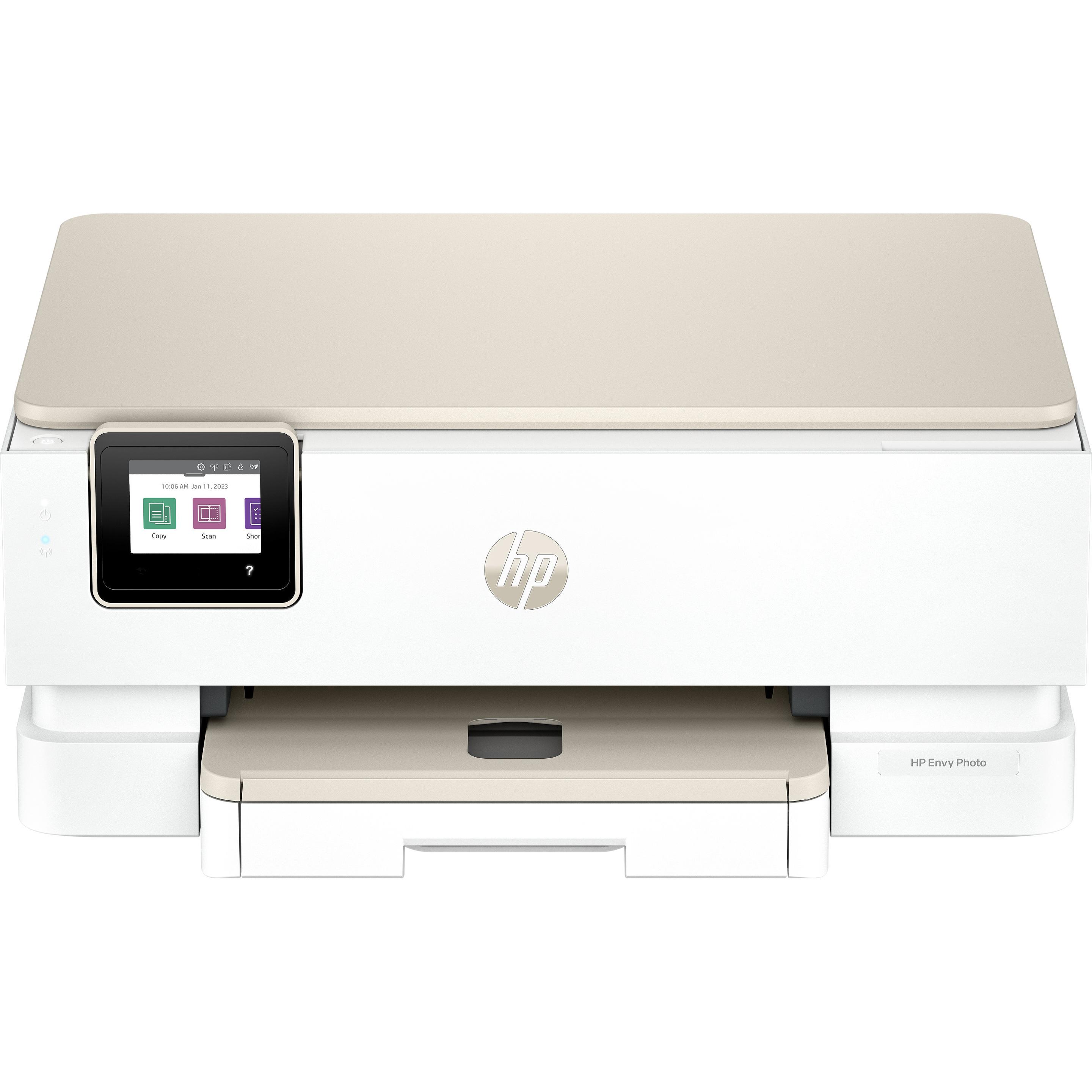 HP Envy Photo 7230 All-in-One Color Inkjet 10ppm Print Scan Copy Photo Printer USB 2.0 Wi-Fi (Tinten