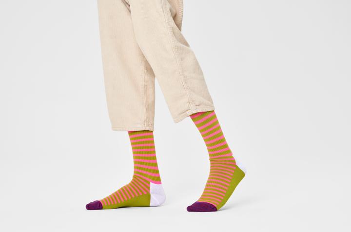 Produktbild Happy Socks Neon Stripe Thin Crew Sock (Einzelpack, 41 - 46)