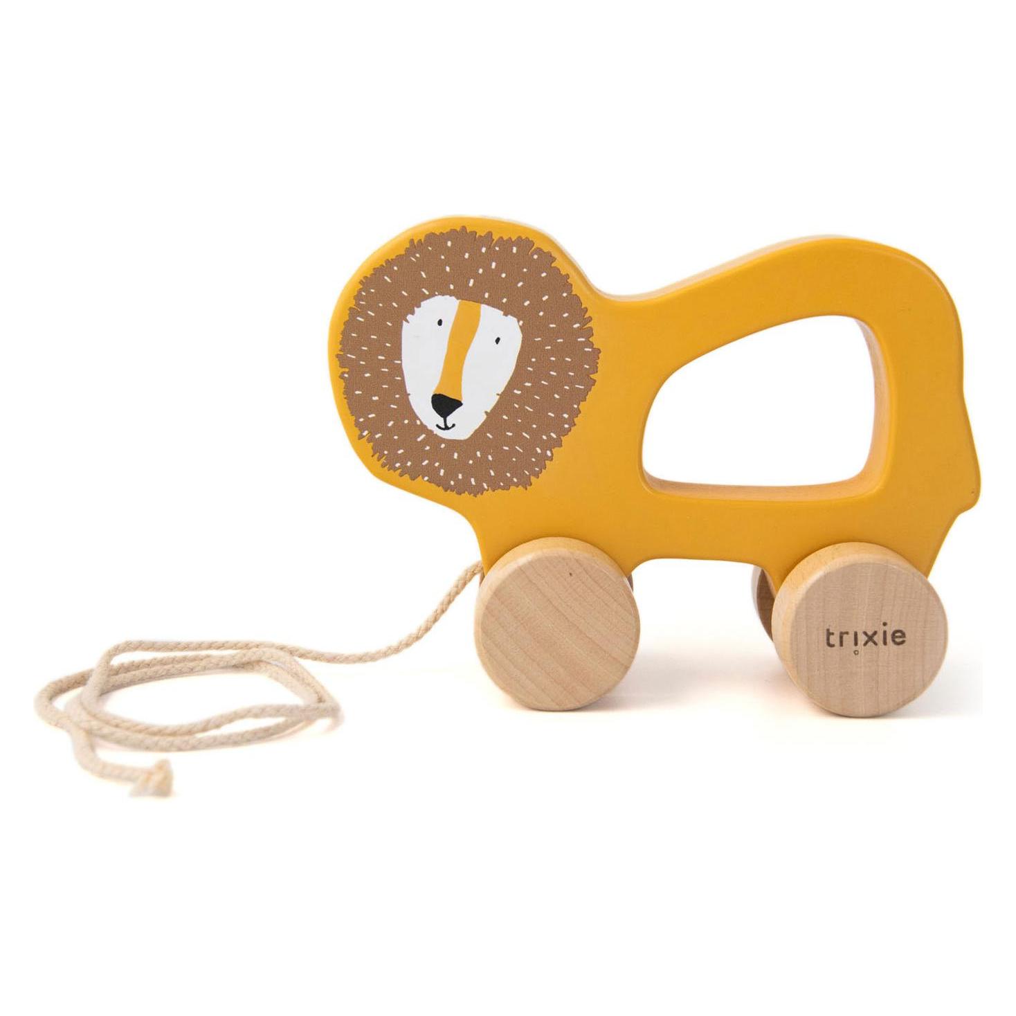 Trixie Baby Houten trekspeeltje - Mr. Lion
