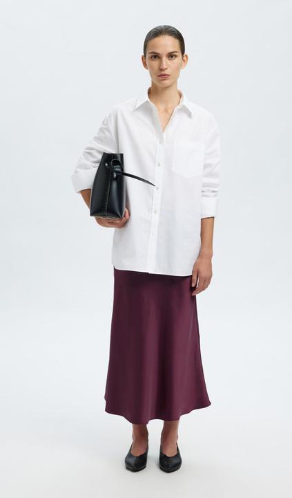 Actual product image Selected Femme Slflena Hw Midi Skirt Noos (36)