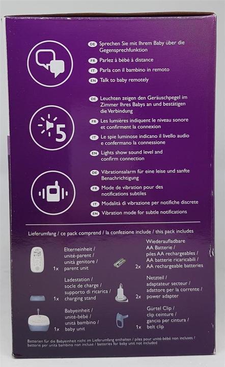 Immagine prodotto Philips Avent Eco intelligente (Audio del baby monitor, 330 m)