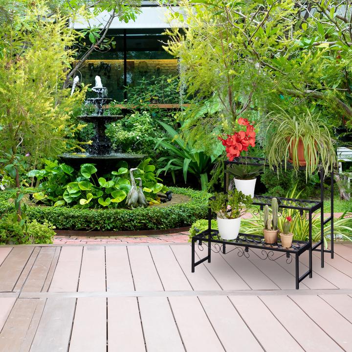 Image du produit Relaxdays Étagère pour plantes 3 étages