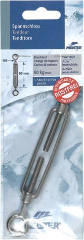 Actual product image Meister Turnbuckle INOX 90mm