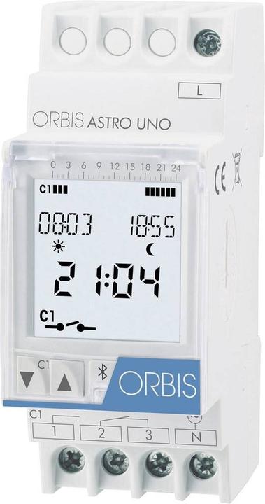 Image du produit Orbis Horloge programmable pour rail DIN B