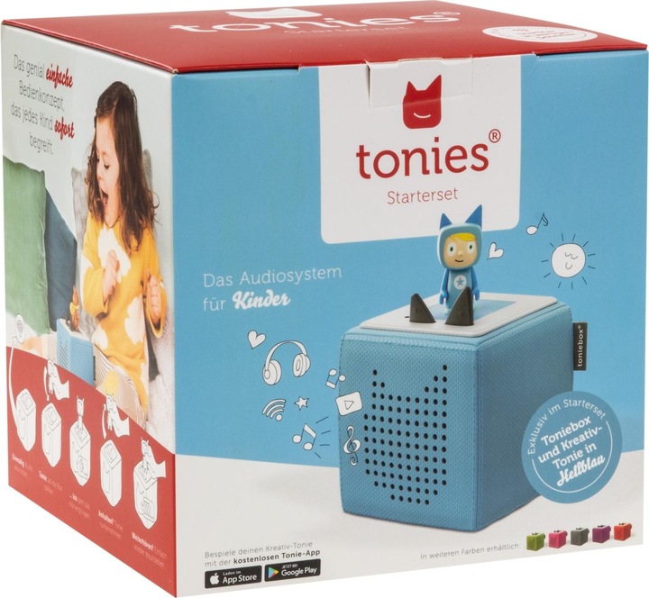 Produktbild Tonies Toniebox Starterset Blau (Kreativ-Tonie) (Deutsch)