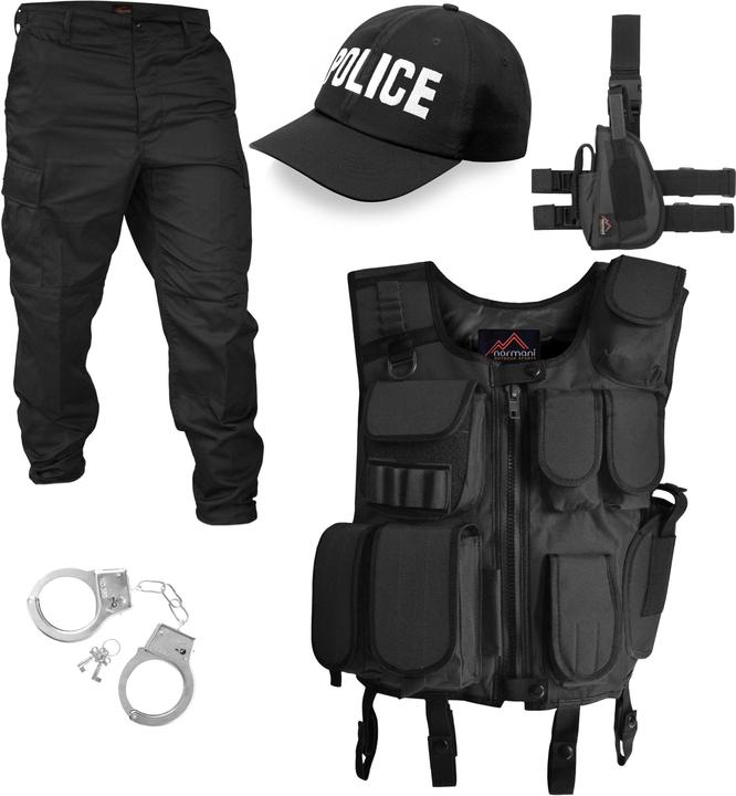Normani SWAT Karneval Kost??m Einsatzkost??m - 2272 (XL)