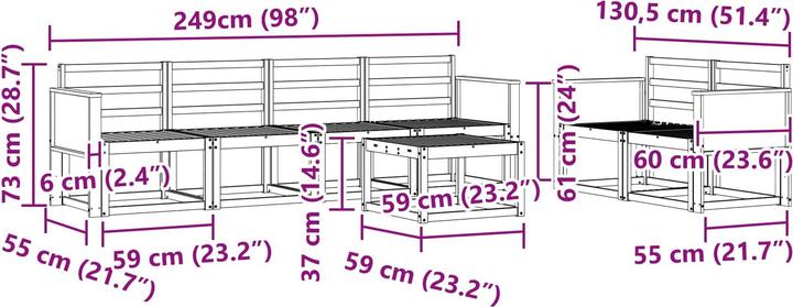 Produktbild vidaXL Outdoor-Sofagarnitur